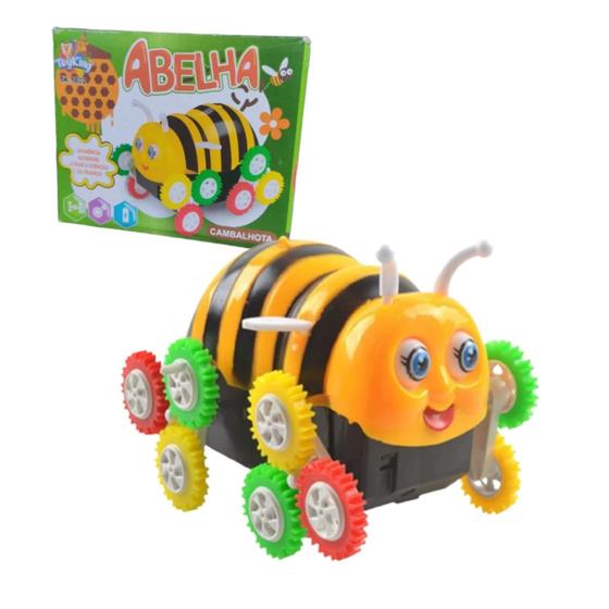 Imagem de Brinquedo Infantil Interativo Carrinho Abelha Cambalhota Maluca