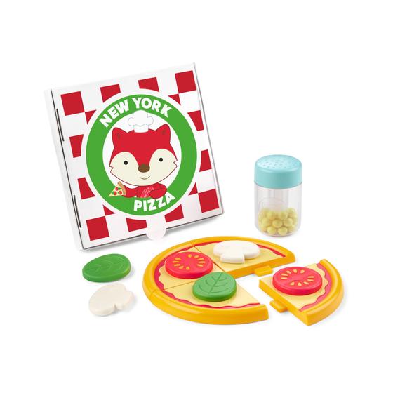 Imagem de Brinquedo Infantil Interativo Coleção Comidinhas Kit Monte sua Pizza Zoo Skip Hop