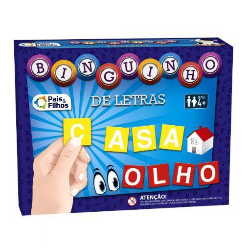 Imagem de Brinquedo Infantil Jogo Educativo Binguinho De Letras