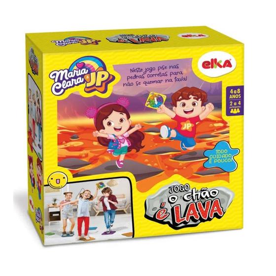 Imagem de Brinquedo Infantil Jogo O Chão É Lava Maria Clara e JP 25cm +4 Anos Elka - 1156
