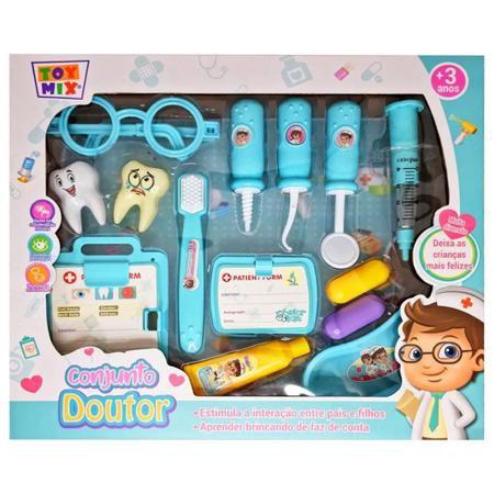 Imagem de Brinquedo Infantil Kit Dentista Azul