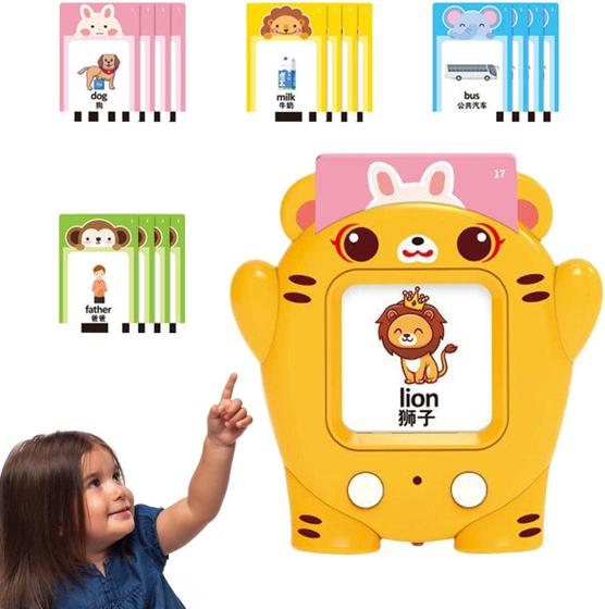 Imagem de Brinquedo Infantil Máquina de Educação Infantil Leitor de Cartas Aprendizado