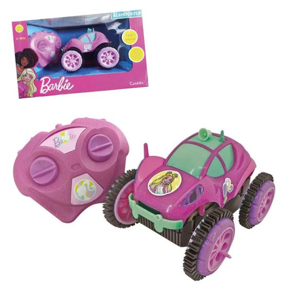 Brinquedo Infantil Menina Carrinho Carro Controle Remoto Barbie Glamour ...