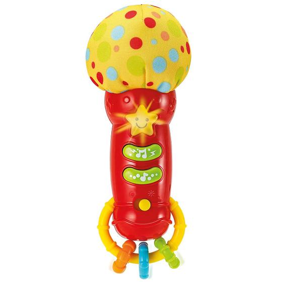 Imagem de Brinquedo Infantil Microfone Interativo Baby Estrela Do Rock Winfun