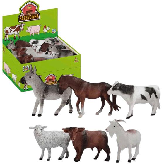 Brinquedo Infantil Miniatura Animais de Fazenda Sortido Menor preço em Brinquedo Infantil Miniatura Animais de Fazenda Sortido