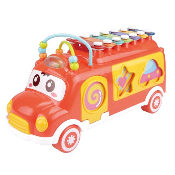 Imagem de Brinquedo Infantil Ônibus Musical Educativo e Peças Encaixar