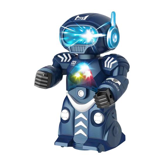 Brinquedo Infantil Robô Dançarino Luzes Coloridas e Música - Toy King ...