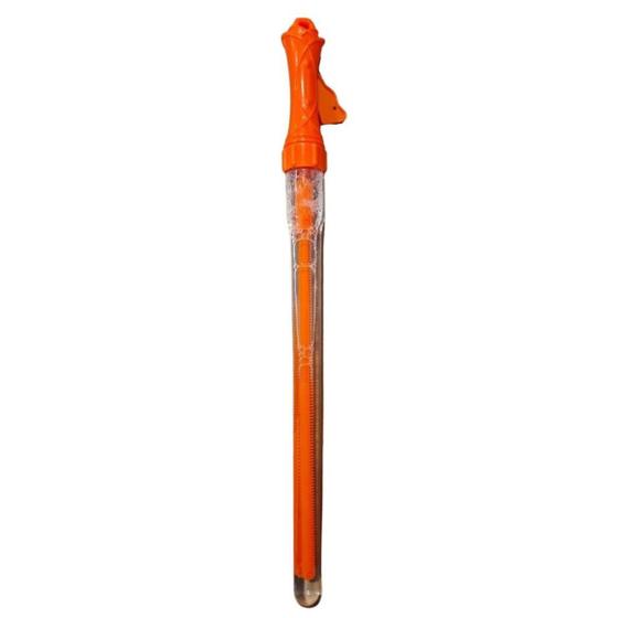 Imagem de Brinquedo Infantil Sopra Bolhas 45cm Laranja 943 - Shiny Toys