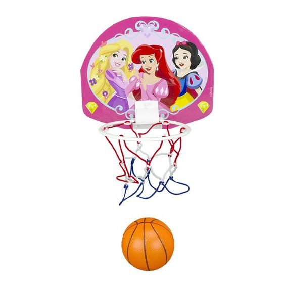 Imagem de Brinquedo Infantil Tabela Basquete C/ Bola Princesas Disney