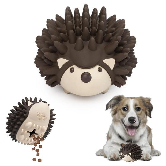 Imagem de Brinquedo Interativo BellaBoo Pets para Cães - Freddy The Hedgehog: Dispensador de Ração, Mordedor e Puzzle