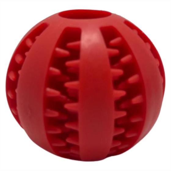 Imagem de Brinquedo Interativo Mini Bola Caes Porta Petiscos Anti Stress