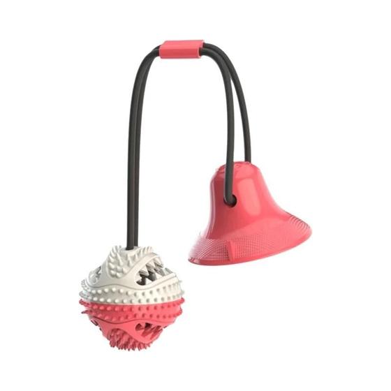 Imagem de Brinquedo Interativo para Cães Grandes - Ventosa, Corda e Alimentador Lento