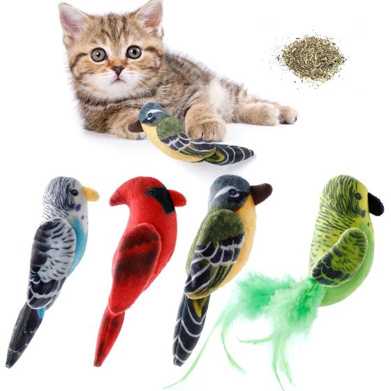 Imagem de Brinquedo Interativo para Gatos Dorakitten com Catnip - 4 Unidades