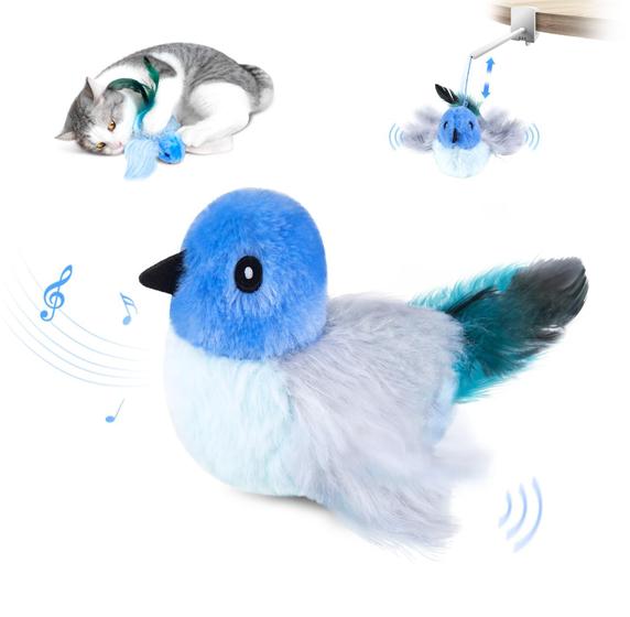 Imagem de Brinquedo Interativo para Gatos Migipaws Robin Flying Bird com Catnip
