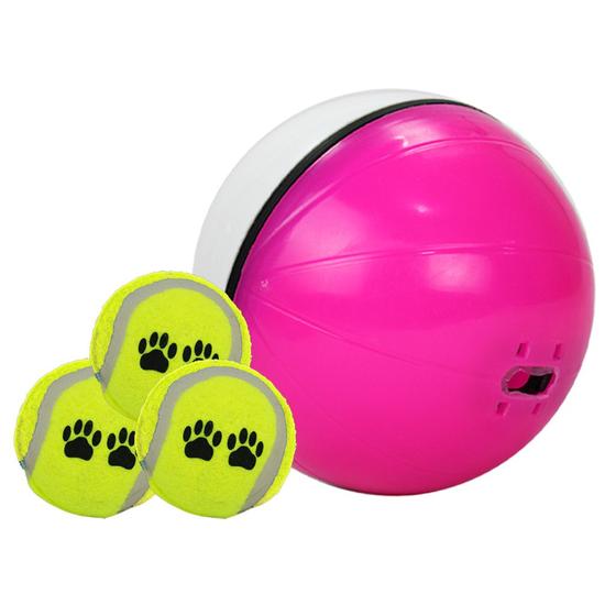 Imagem de Brinquedo Interativo Para Pets Esconde Ração Com Bolinhas De Tênis