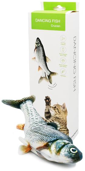 Imagem de Brinquedo Interativo Peixe Flopping AmazinglyCat com Catnip