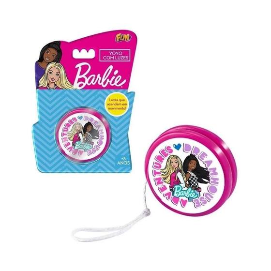 Imagem de Brinquedo Ioio Da Barbie Com Luz - Fun F00824