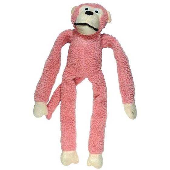 Imagem de Brinquedo Jambo Mordedor Pelúcia Macaco Kelev Rosa - Tam. G