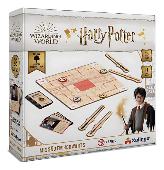 Imagem de Brinquedo Jogo De Tabuleiro Missão Em Hogwarts Harry Potter