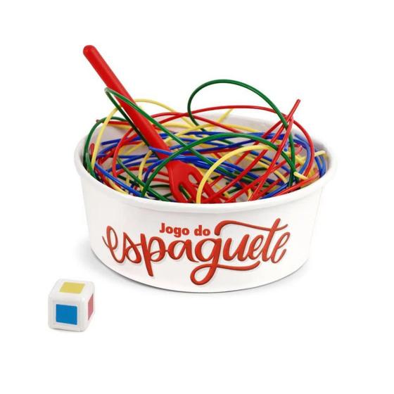 Imagem de Brinquedo Jogo Espaguete Colorido com Garfo Estrela