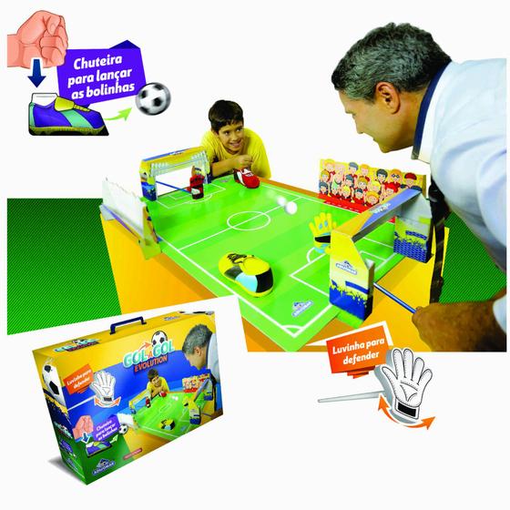 Imagem de Brinquedo Jogo Infantil Futebol Gol a Gol - Adijomar Brinquedos