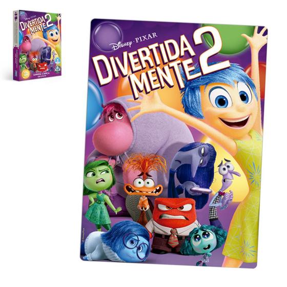 Imagem de Brinquedo Jogo Infantil Quebra Cabeça Edição Especial Divertidamente 2 Disney 500 Peças Lançamento Original Game Office