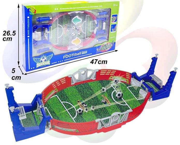 Imagem de Brinquedo Jogo lançador de Futebol de Mesa Portátil Gol a Gol Mini