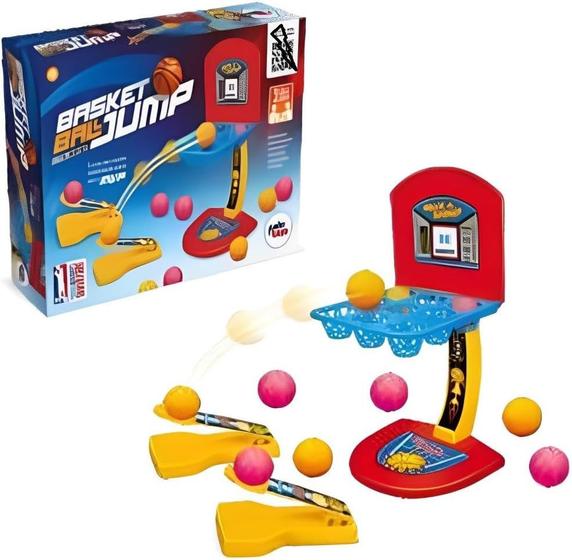 Imagem de Brinquedo Jogo Mini Basquete Dedo Duplo Basketball Infantil