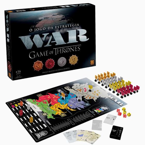 Imagem de Brinquedo Jogo War Game Of Thrones Táticas e Estratégias