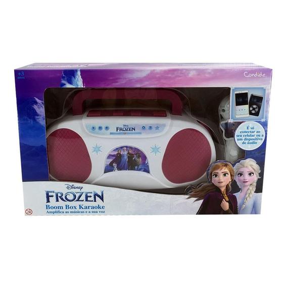 Imagem de Brinquedo Karaoke Boombox Frozen