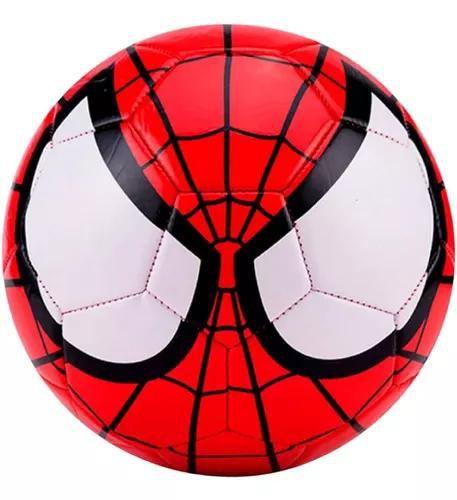 Imagem de Brinquedo Kit Bola De Couro Infantil Homem Aranha Spider Man Para Esportes + Bomba Para Encher