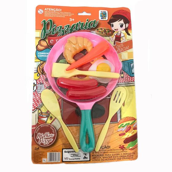 Imagem de Brinquedo - Kit Comidinhas e Utensílios - Pizza e Cozinha