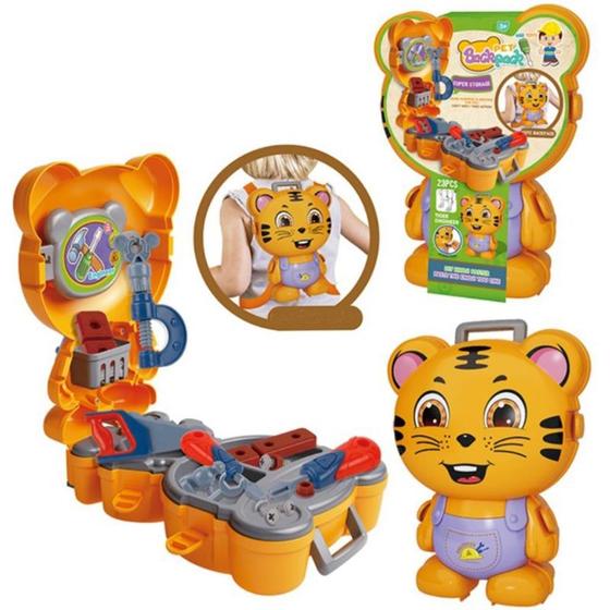 Imagem de Brinquedo Kit de Ferramentas  Ursinho Com 23 Pçs