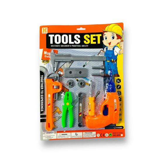 Imagem de Brinquedo Kit Ferramenta Infantil Tools 11 Peças - Vencedor