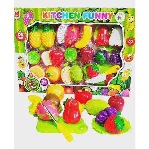 Imagem de Brinquedo Kit Frutinhas Com tiras autocolantes 22 Peças Na Caixa