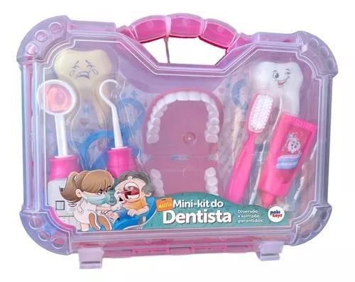 Imagem de Brinquedo Kit Maleta Grande Dentista Menino Menina Acessorio