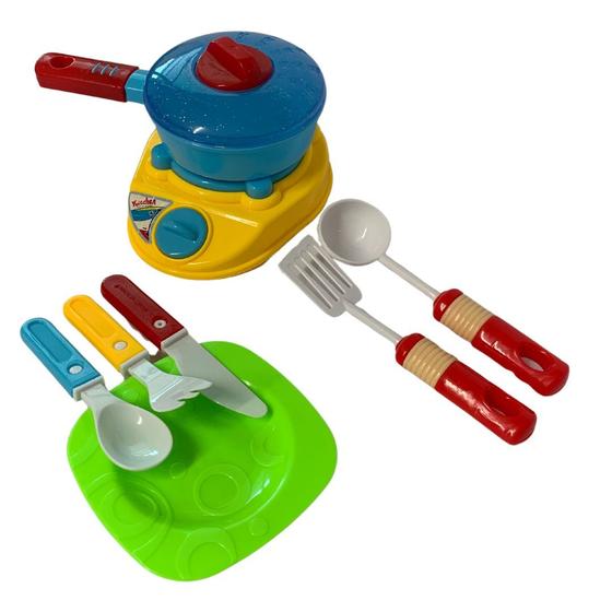 Imagem de Brinquedo Kit Mini Cozinha Divertida 08 Peças - Vencedor 