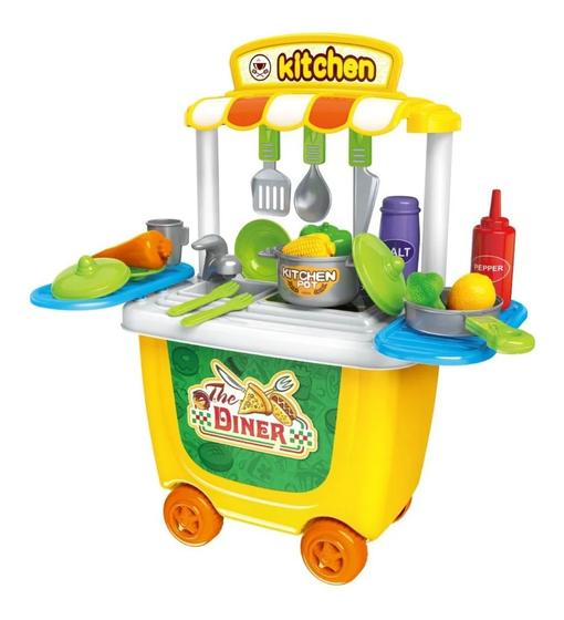 Brinquedo Kit Restaurante Mini Chef Cozinha Bancada 2 Em 1 Menor preço em Brinquedo Kit Restaurante Mini Chef Cozinha Bancada 2 Em 1