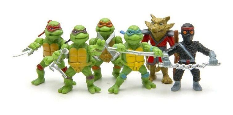 Brinquedo Kit Tartarugas Ninjas 6 Bonecos - IMPT - Bonecos - Magazine Luiza