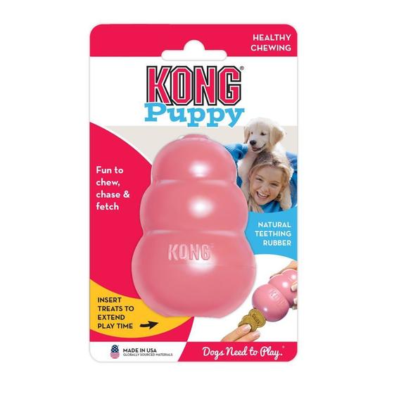Imagem de Brinquedo Kong Puppy Rosa G