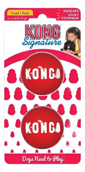 Imagem de Brinquedo Kong Signature 2 Bolas Com Apito Grande P/ Cães