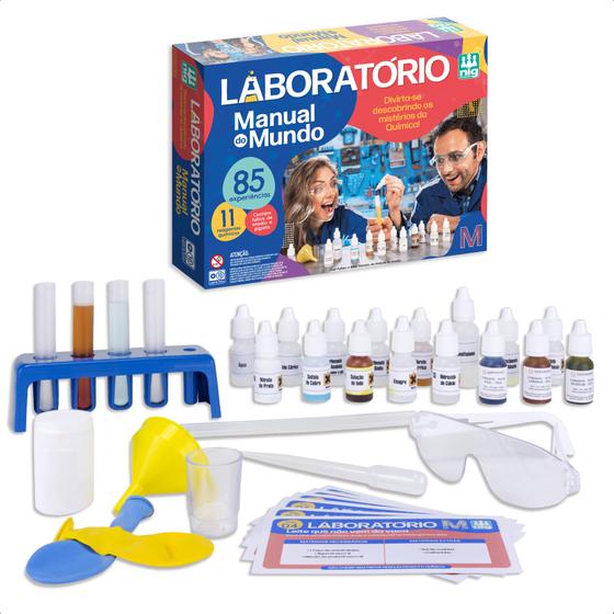 Imagem de Brinquedo Laboratório Manual do Mundo com 85 tipos de experimentos Para você se Divertir em Casa Nig Brinquedos -1640