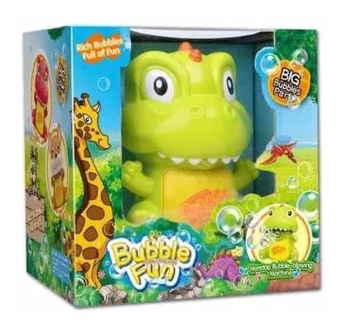 Imagem de Brinquedo Lança Bolha Sabão Bubble Dinossauro Luz Som Pilha Criança