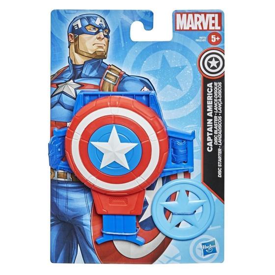 Imagem de Brinquedo Lança Disco Marvel Capitão América Hasbro