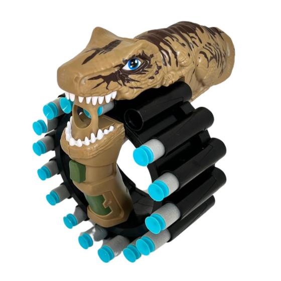 Brinquedo Lançador de Dardos Nerf Dinossauro Diversão Menor preço em Brinquedo Lançador de Dardos Nerf Dinossauro Diversão