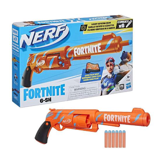 Imagem de Brinquedo Lançador Nerf Fortnite Six Shooter Da Hasbro F2684
