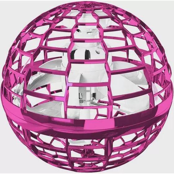 Imagem de Brinquedo Lançador Spinner  Flynova  Bola Esfera Mini  Pink