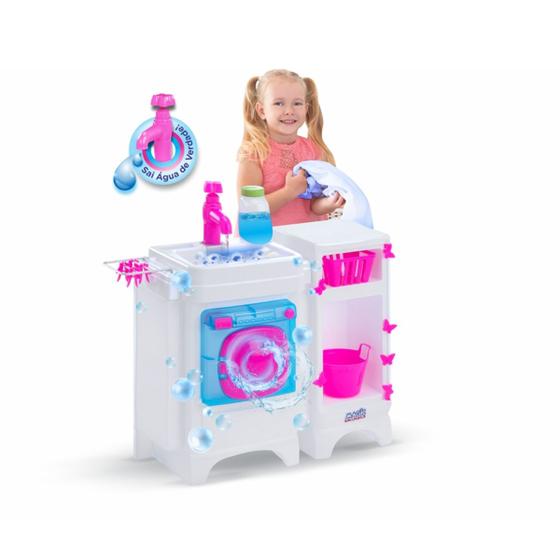Imagem de Brinquedo Lavanderia Lava-Lava Sai Agua de Verdade