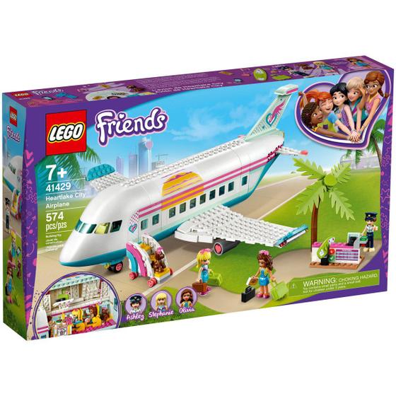 Imagem de Brinquedo LEGO Amigas Em Viagem Avião De Heartlake City +7 Anos 574 Peças