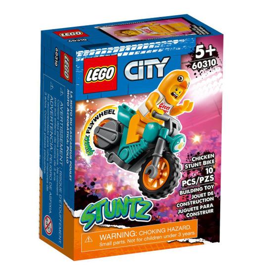 Imagem de Brinquedo Lego City Motocicleta de Acrobacias Galinha 60310